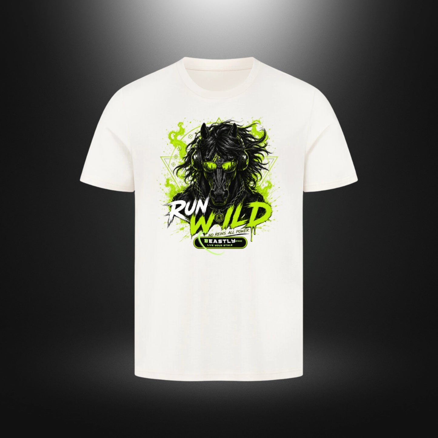HigherBlanks Premium T-Shirt - BeastlyChic Marke HORSES UNTAMED