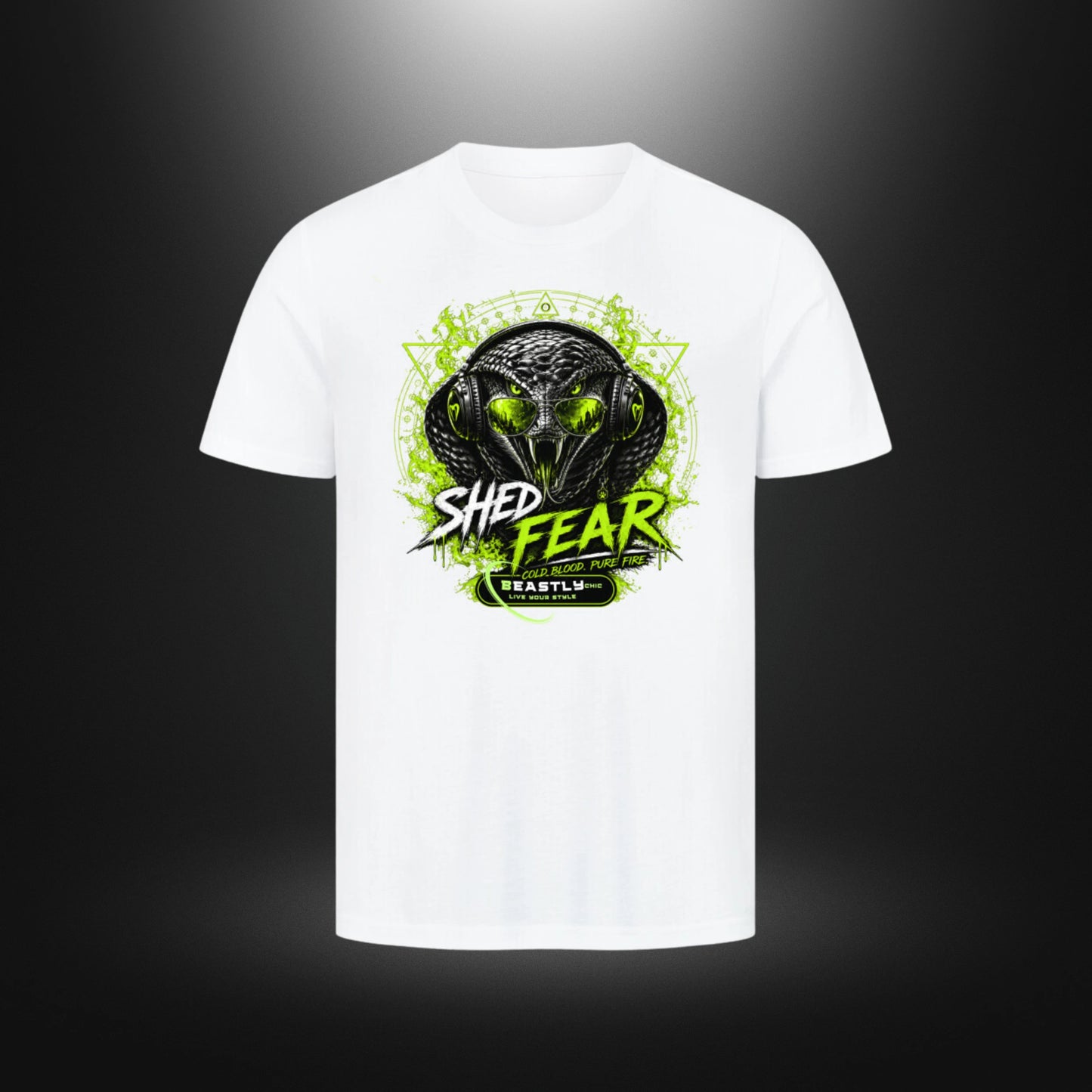 HigherBlanks Premium T-Shirt - BeastlyChic Marke REPTILES UNTAMED