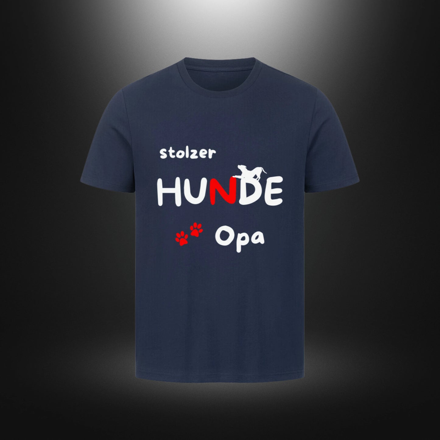 HigherBlanks Premium T-Shirt - stolzer HUNDE Opa