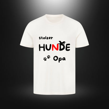 HigherBlanks Premium T-Shirt - stolzer HUNDE Opa