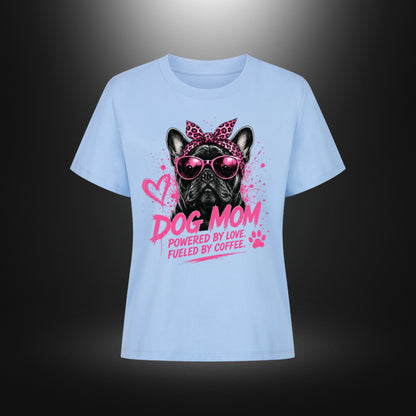 Premium Organic Shirt Women - DOG MOM Bull Dog