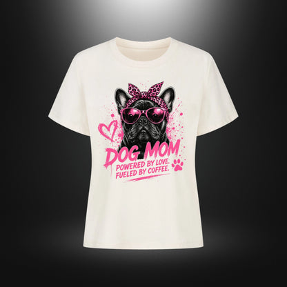 Premium Organic Shirt Women - DOG MOM Bull Dog