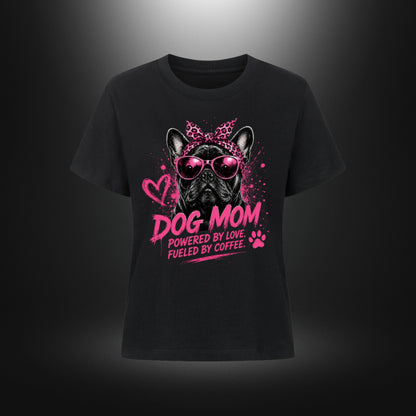 Premium Organic Shirt Women - DOG MOM Bull Dog