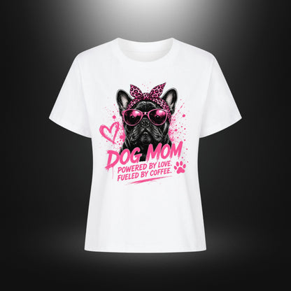 Premium Organic Shirt Women - DOG MOM Bull Dog