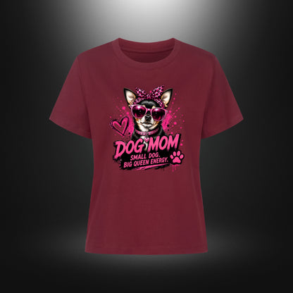 Premium Organic Shirt Women - DOG MOM Chihuahua