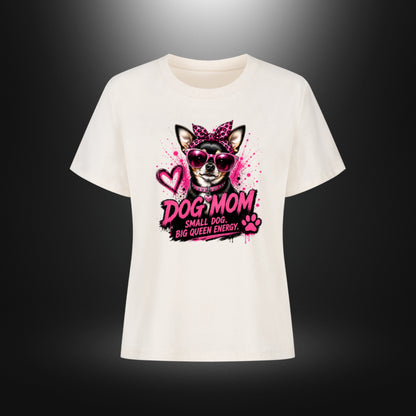 Premium Organic Shirt Women - DOG MOM Chihuahua