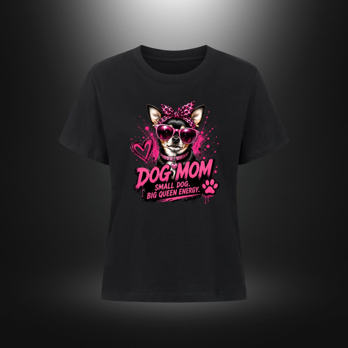 Premium Organic Shirt Women - DOG MOM Chihuahua