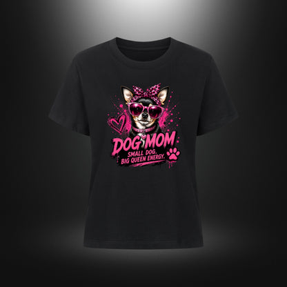 Premium Organic Shirt Women - DOG MOM Chihuahua