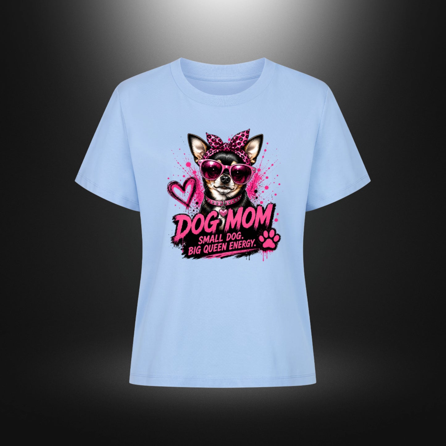 Premium Organic Shirt Women - DOG MOM Chihuahua