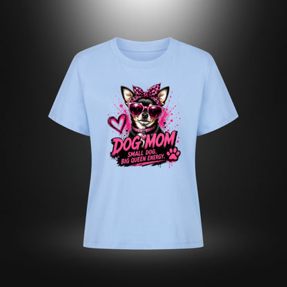 Premium Organic Shirt Women - DOG MOM Chihuahua