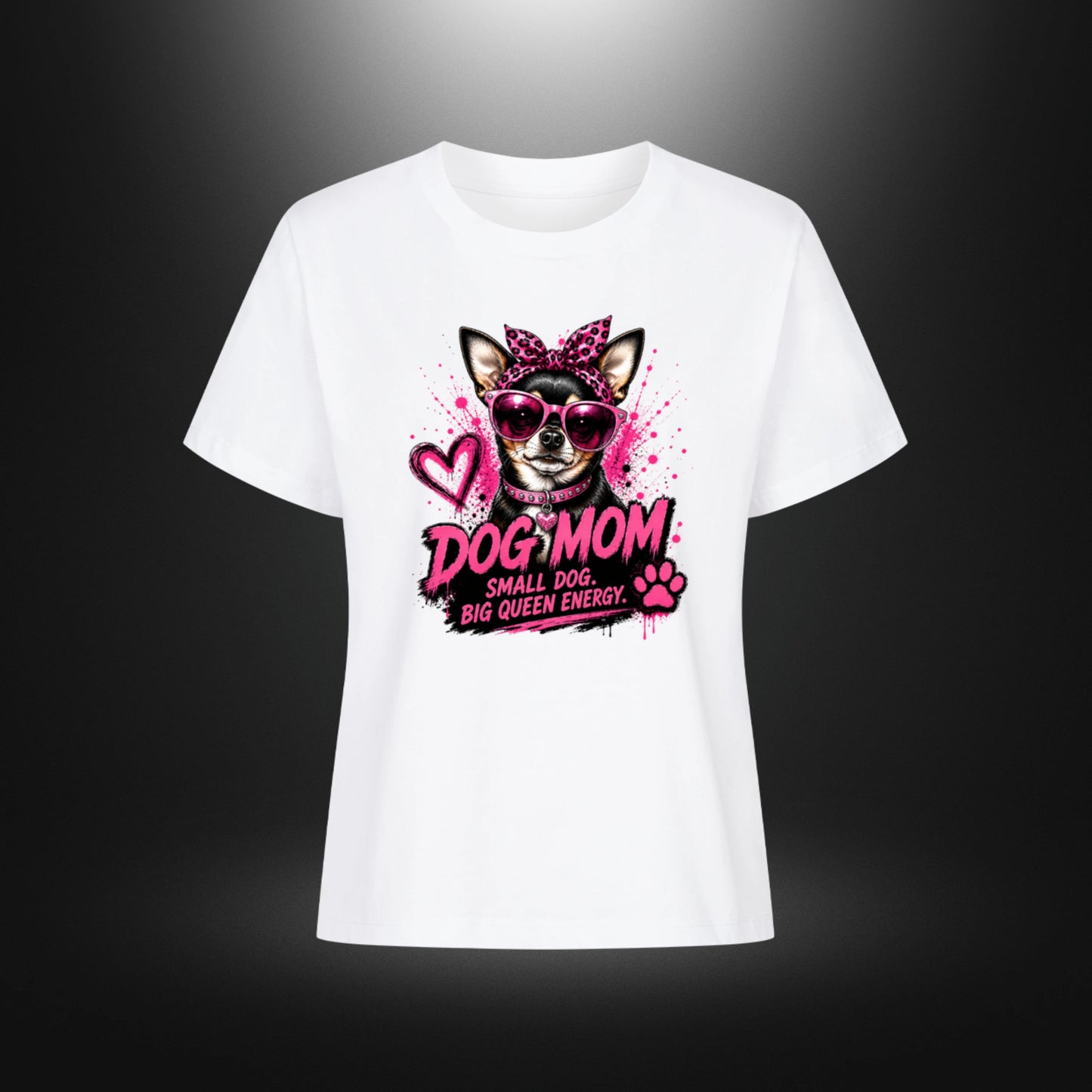 Premium Organic Shirt Women - DOG MOM Chihuahua