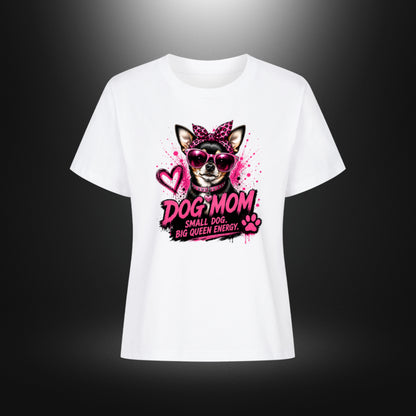 Premium Organic Shirt Women - DOG MOM Chihuahua