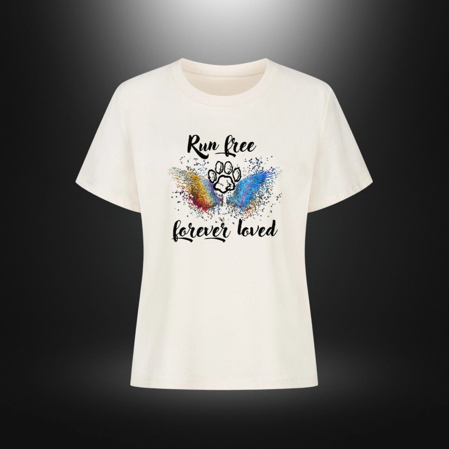 Premium Organic Shirt Women - Run free forever loved Hund