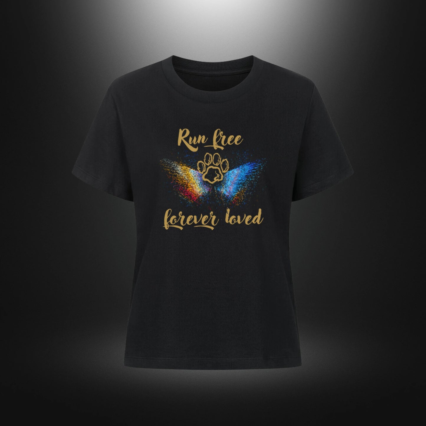 Premium Organic Shirt Women - Run free forever loved Hund