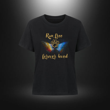 Premium Organic Shirt Women - Run free forever loved Hund