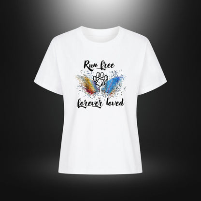 Premium Organic Shirt Women - Run free forever loved Hund