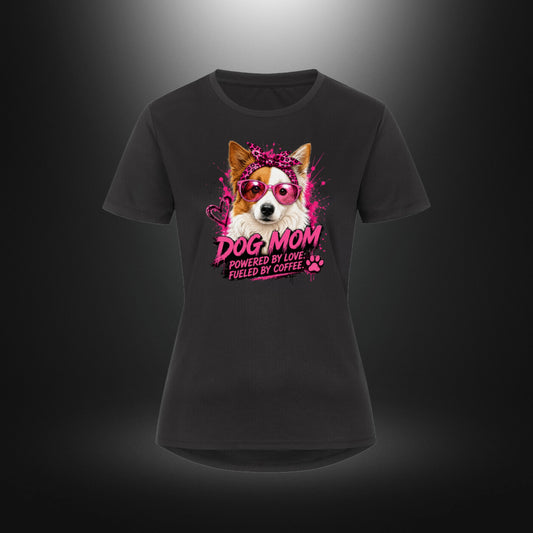 Sport T-Shirt Women - DOG MOM Border