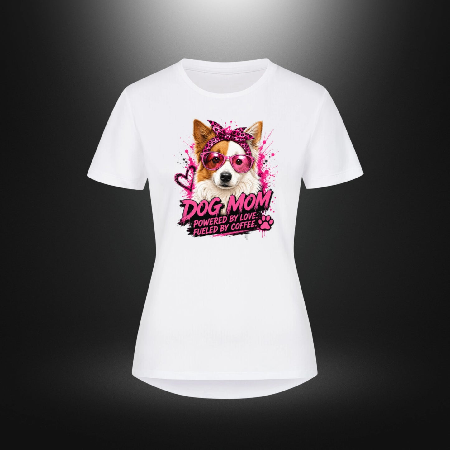 Sport T-Shirt Women - DOG MOM Border
