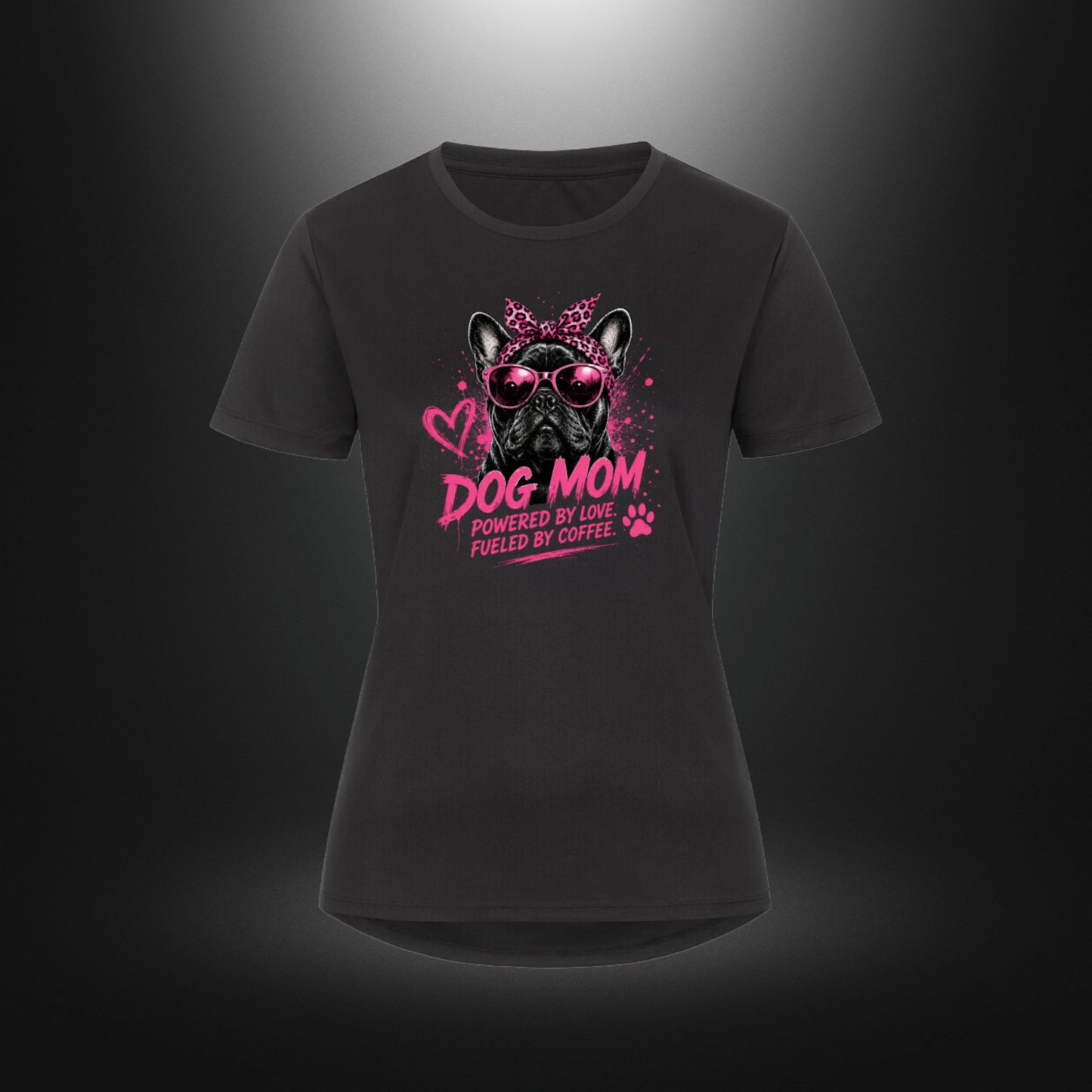 Sport T-Shirt Women - DOG MOM Bull Dog