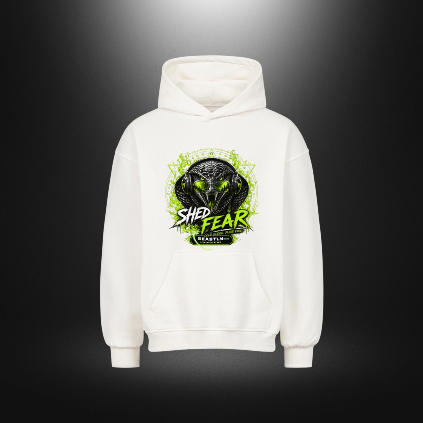 VACANCY Oversized Hoodie - BeastlyChic Marke REPTILES UNTAMED