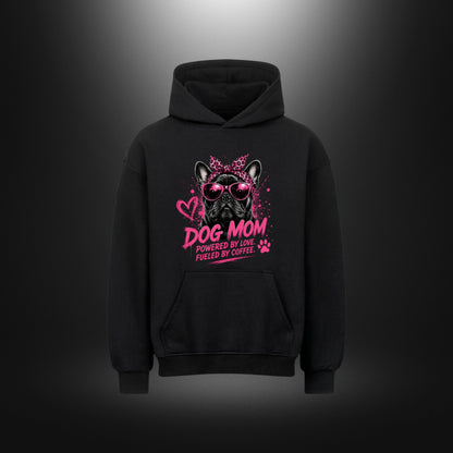 VACANCY Oversized Hoodie - DOG MOM Bull Dog