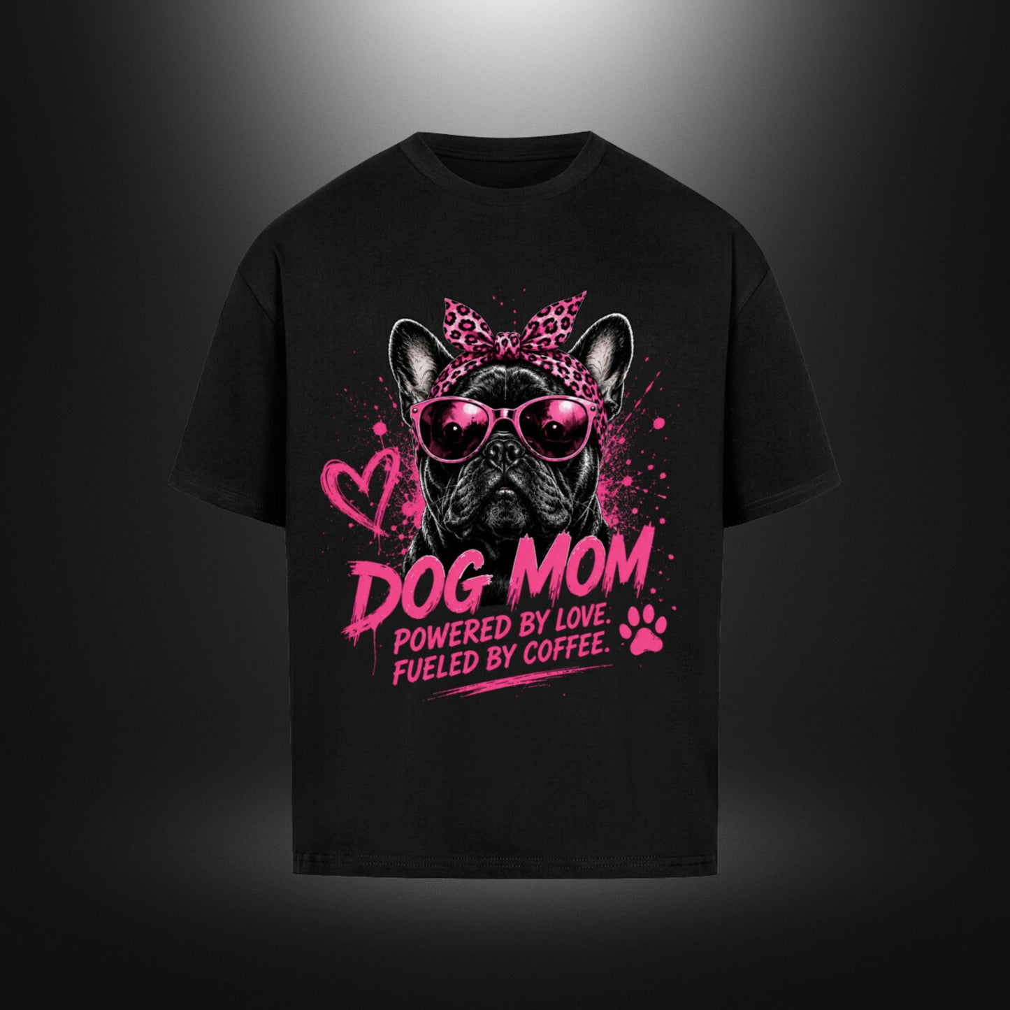 VACANCY Oversized Shirt - DOG MOM Bull Dog