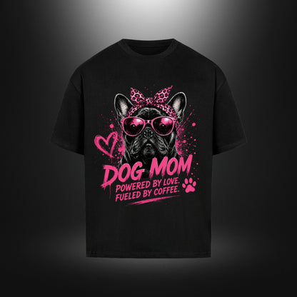 VACANCY Oversized Shirt - DOG MOM Bull Dog