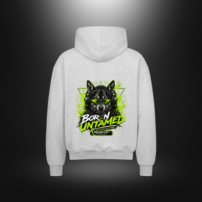 VACANCY Oversized Zipper Hoodie - BeastlyChic Marke DOGS UNTAMED