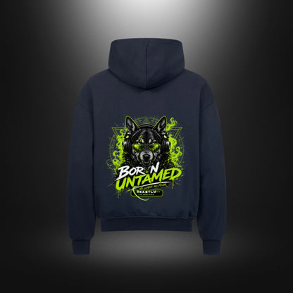 VACANCY Oversized Zipper Hoodie - BeastlyChic Marke DOGS UNTAMED