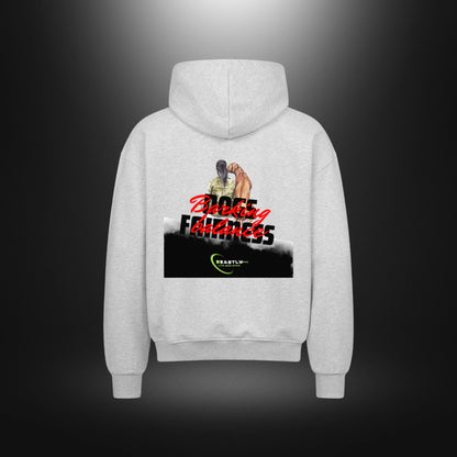 VACANCY Oversized Zipper Hoodie - DOGS FAIRNESS