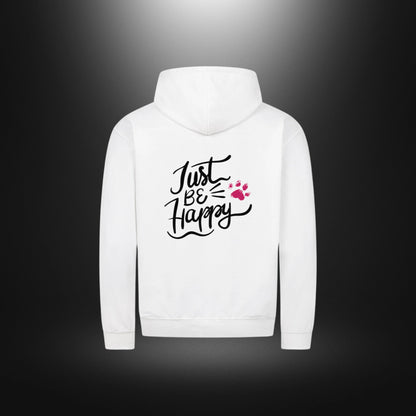 Classic Zipper Hoodie Unisex - Just BE Happy