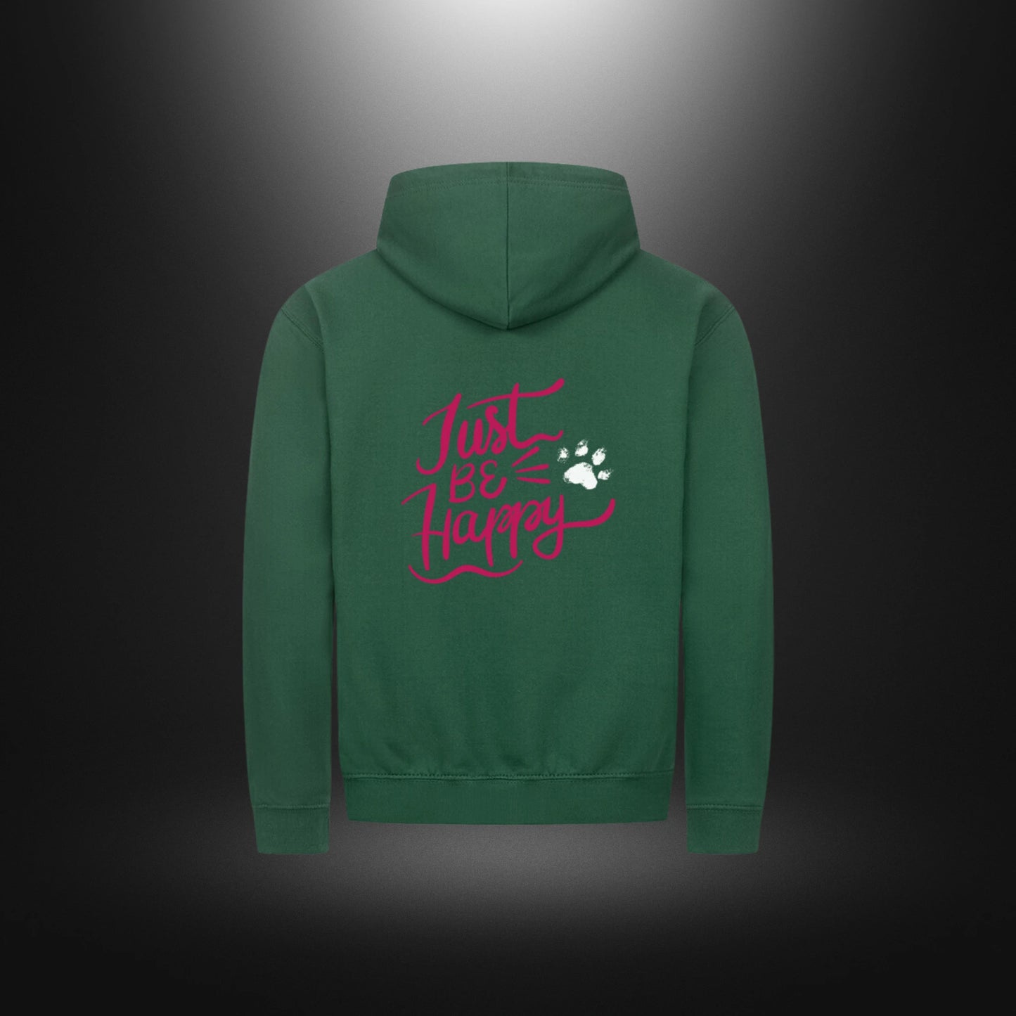 Classic Zipper Hoodie Unisex - Just BE Happy