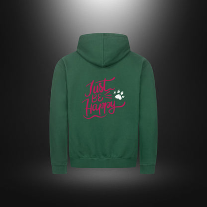 Classic Zipper Hoodie Unisex - Just BE Happy