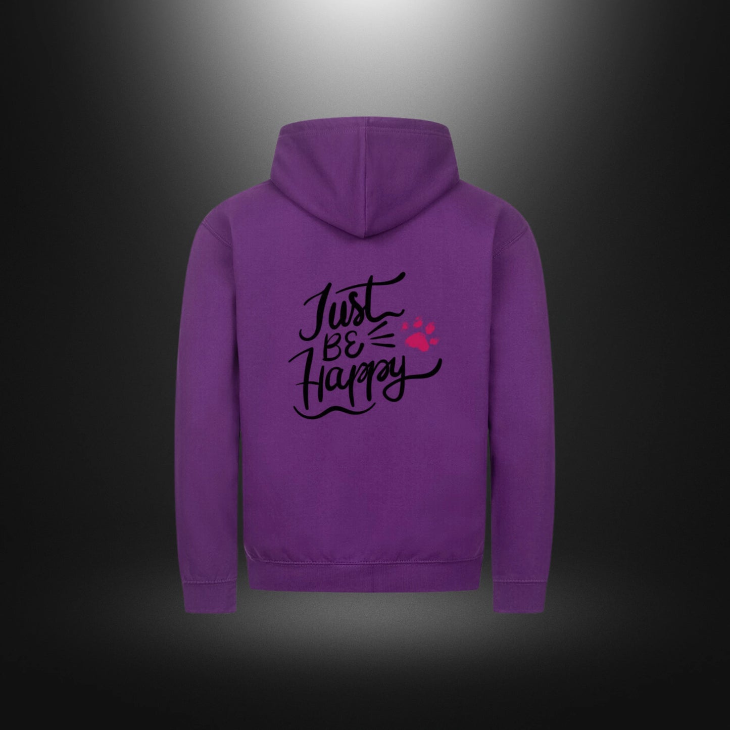 Classic Zipper Hoodie Unisex - Just BE Happy