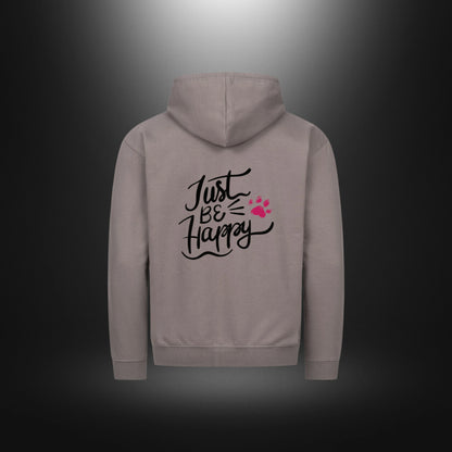 Classic Zipper Hoodie Unisex - Just BE Happy