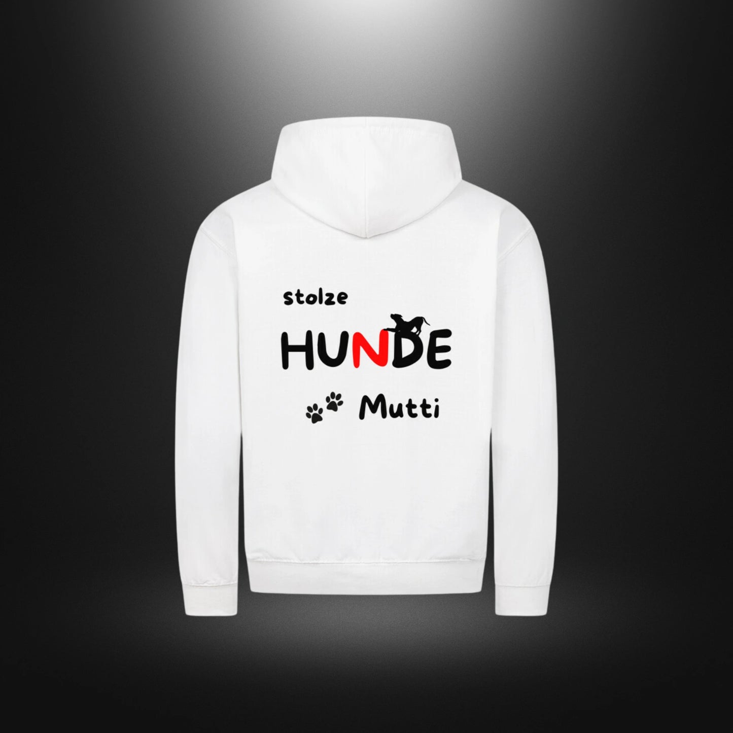 Classic Zipper Hoodie Unisex - stolze HUNDE Mutti