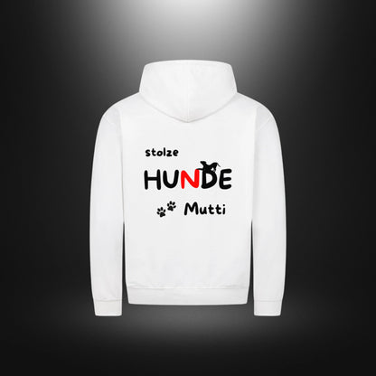 Classic Zipper Hoodie Unisex - stolze HUNDE Mutti