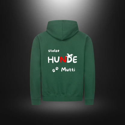 Classic Zipper Hoodie Unisex - stolze HUNDE Mutti
