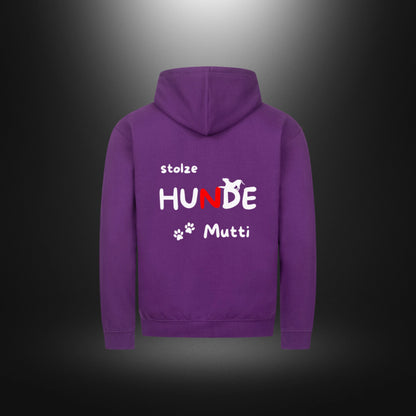Classic Zipper Hoodie Unisex - stolze HUNDE Mutti