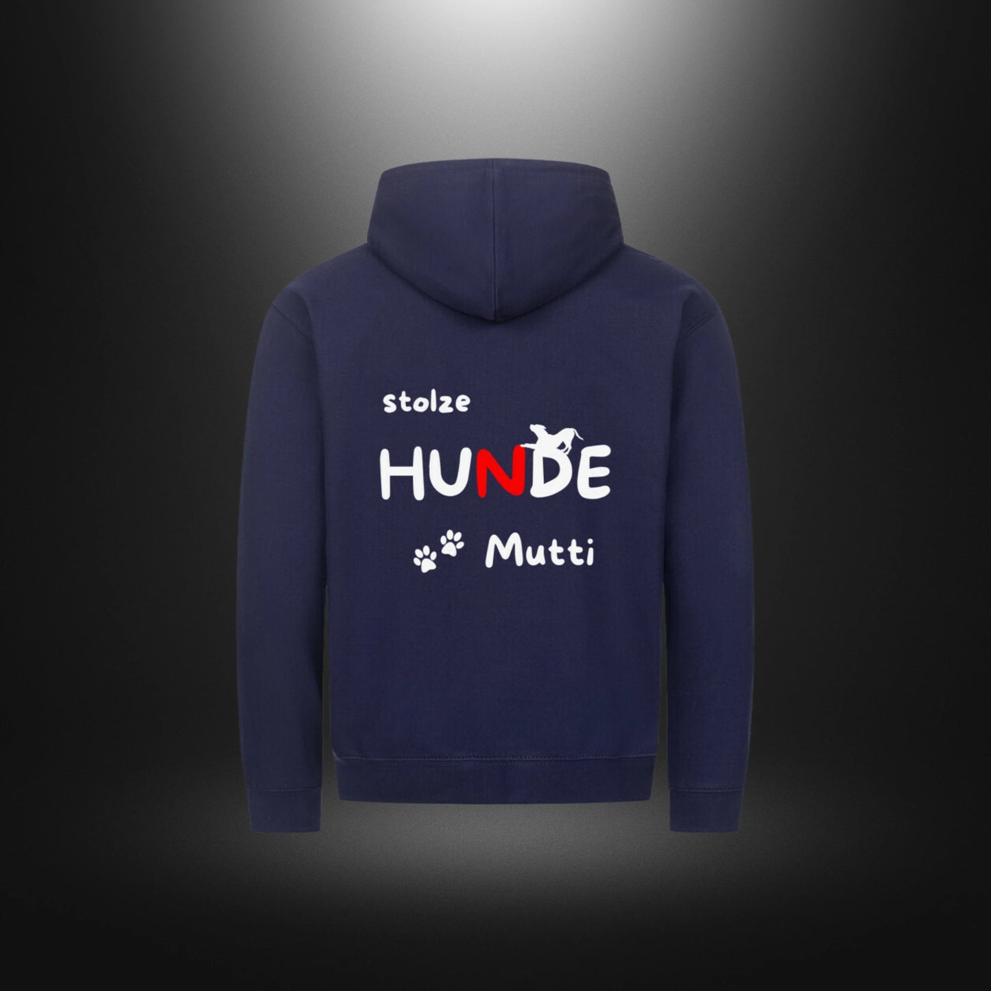 Classic Zipper Hoodie Unisex - stolze HUNDE Mutti