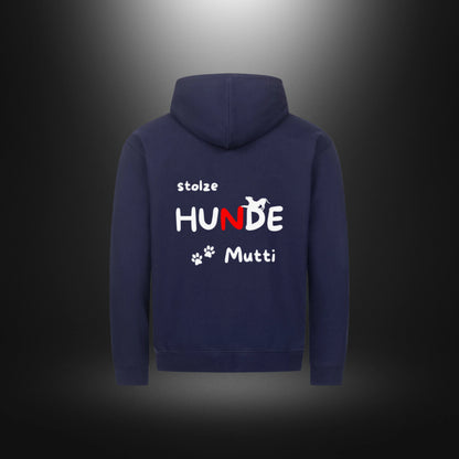 Classic Zipper Hoodie Unisex - stolze HUNDE Mutti