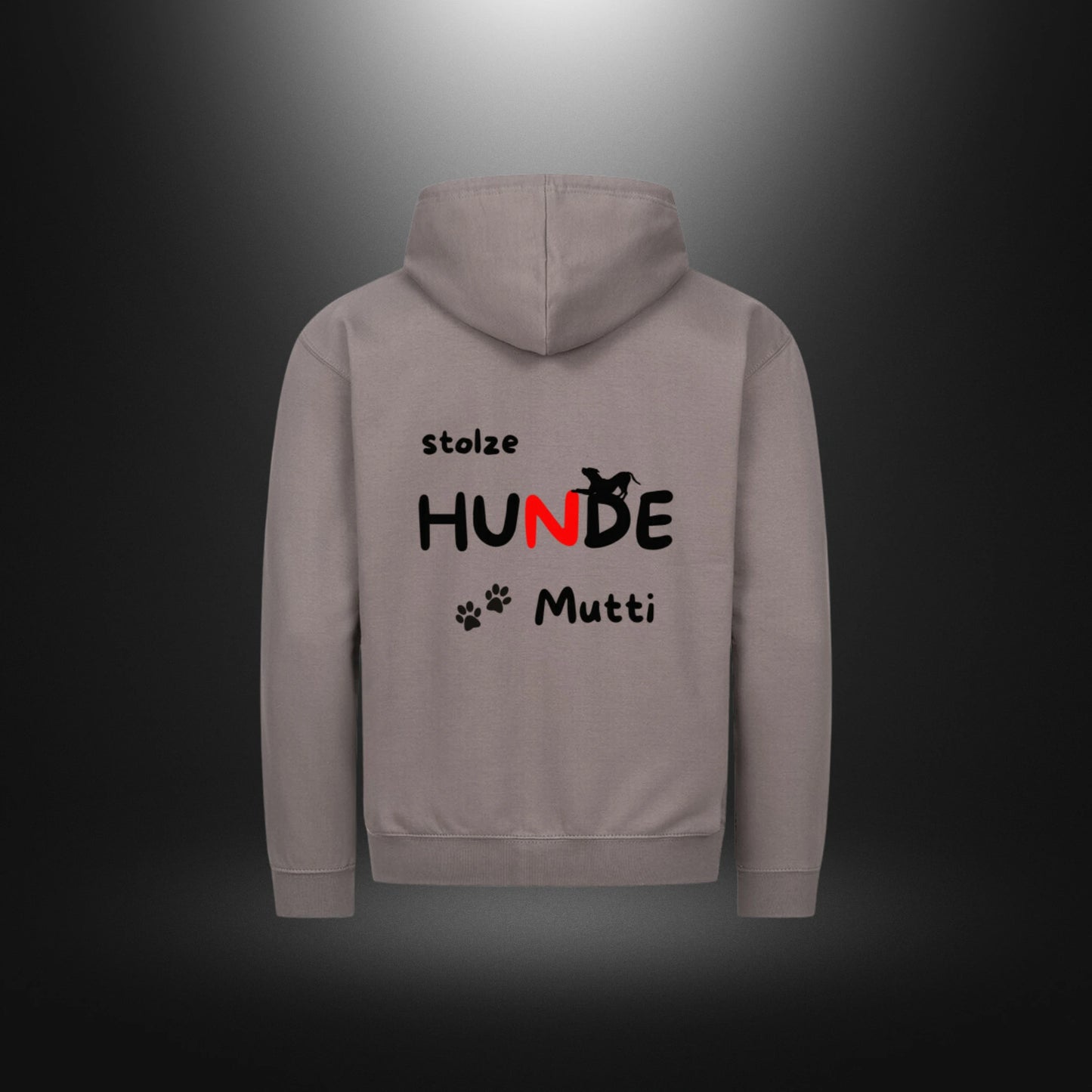 Classic Zipper Hoodie Unisex - stolze HUNDE Mutti