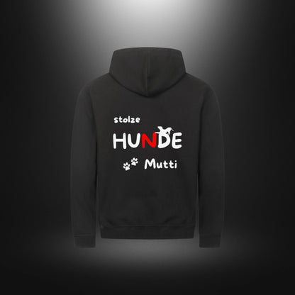 Classic Zipper Hoodie Unisex - stolze HUNDE Mutti