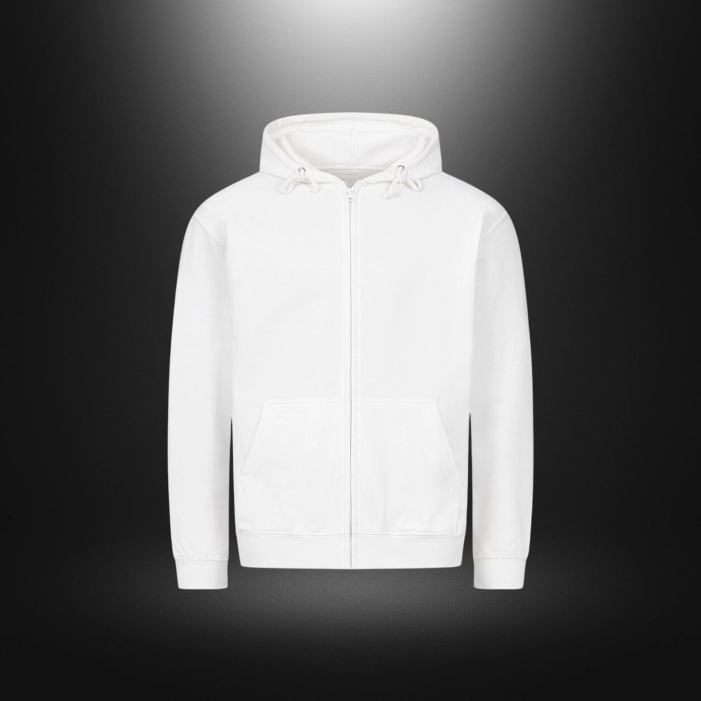 Classic Zipper Hoodie Unisex - Akku leer ich geh Gassi