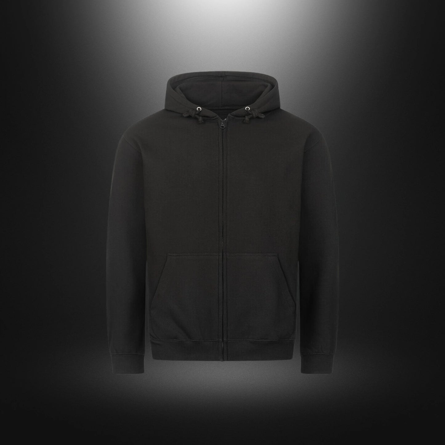 Classic Zipper Hoodie Unisex - Akku leer ich geh Gassi