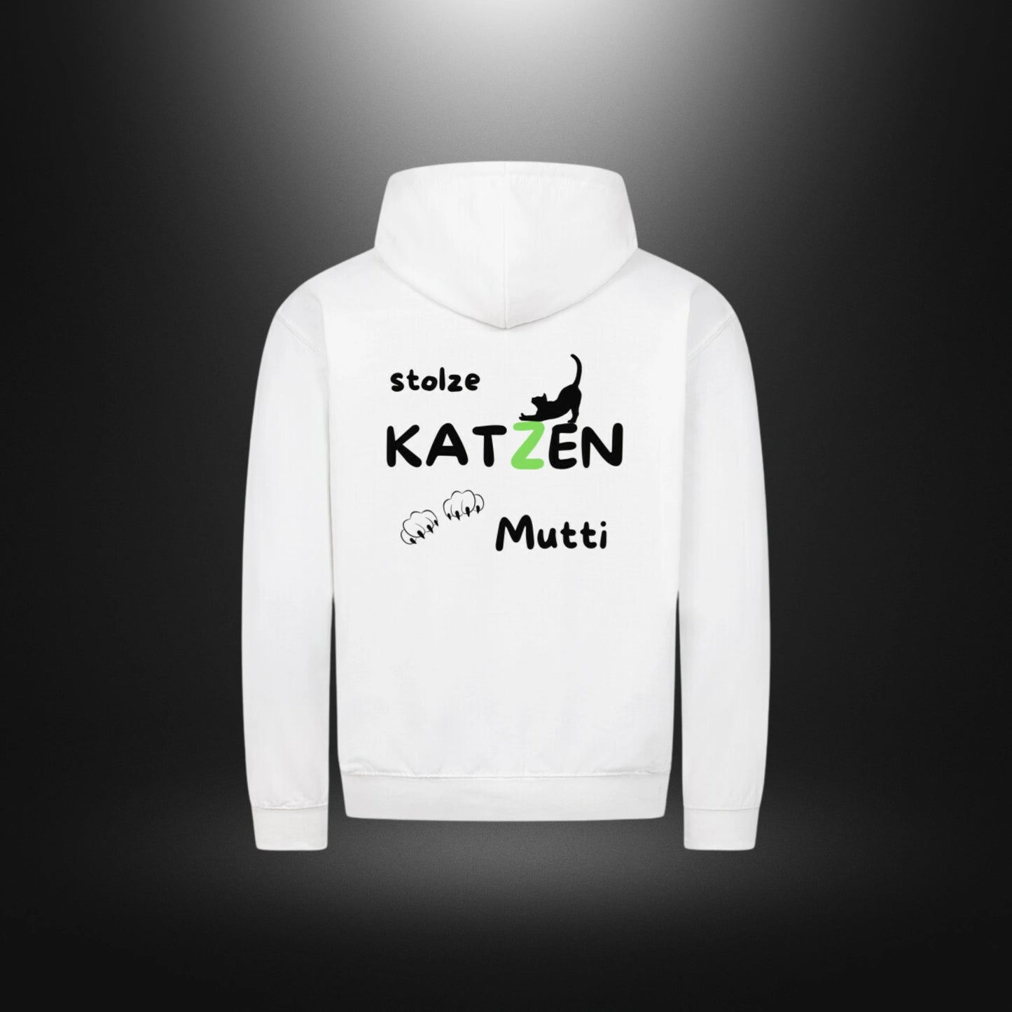 Classic Zipper Hoodie Unisex - stolze KATZEN Mutti