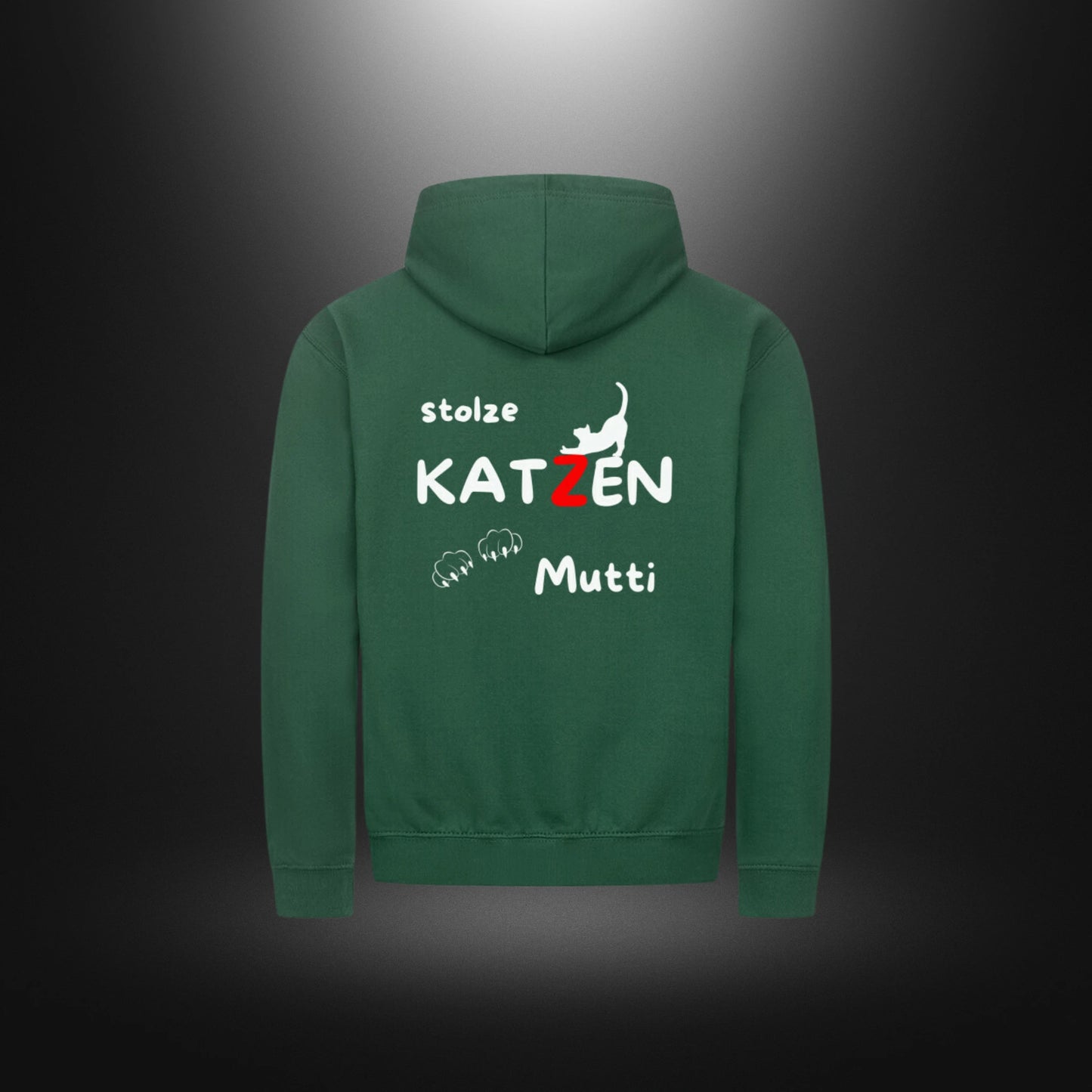 Classic Zipper Hoodie Unisex - stolze KATZEN Mutti