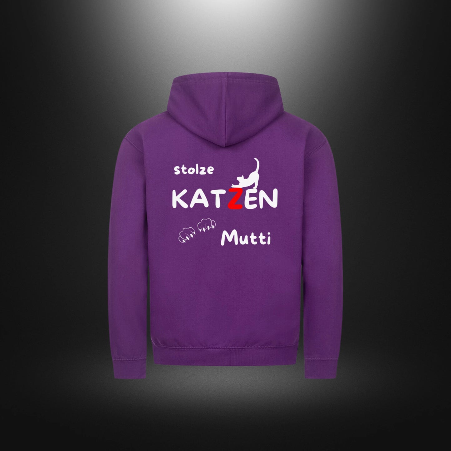 Classic Zipper Hoodie Unisex - stolze KATZEN Mutti