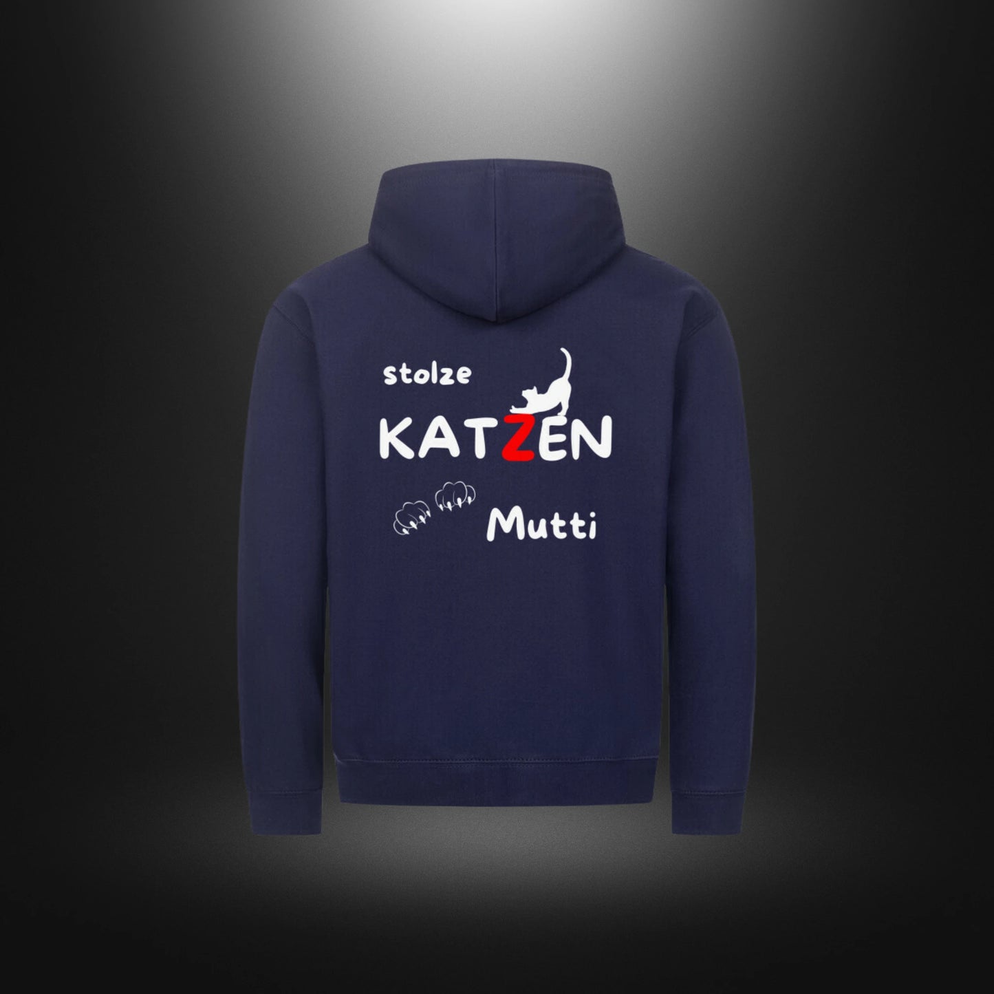 Classic Zipper Hoodie Unisex - stolze KATZEN Mutti