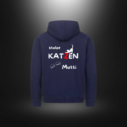 Classic Zipper Hoodie Unisex - stolze KATZEN Mutti